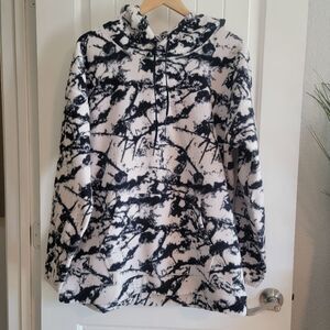 Zella Cozy Up Polar Fleece Hoodie Ink